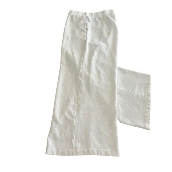 J. Jill Pure 100% cotton wide legs Crop Capri pants size L - Picture 1 of 6